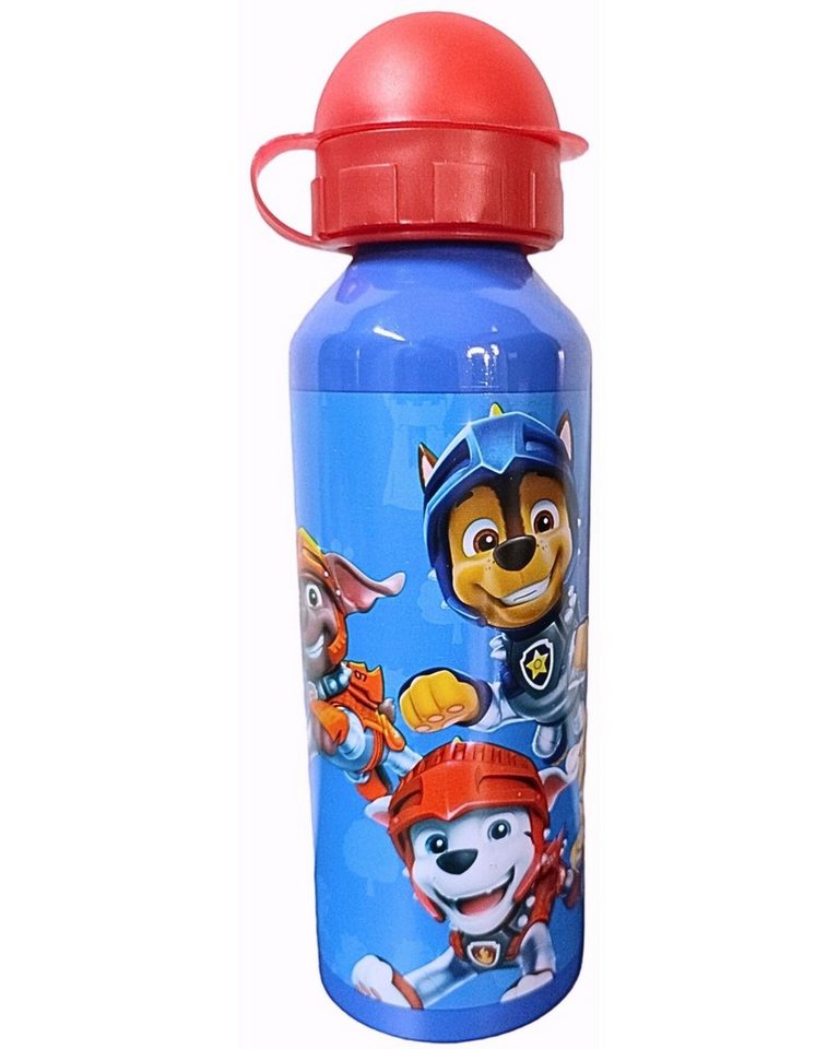 PAW PATROL Trinkflasche Rescue Knights, Kinder Sport-Aluminiumflasche 520 ml BPA frei von PAW PATROL