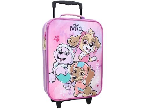 PAW PATROL Trolley für Mädchen ab 2 Jahren, 47 x 31 x 13 cm, Griff 76 cm, Innenmaß 40 x 30 x 10 cm, 12 Liter PAW PATROL Trolley für Mädchen ab 2 Jahren, 47 x 31 x 13 cm, Griff 76 cm, Innenmaß 40 x 30 x 10 cm, 12 Liter von PAW PATROL