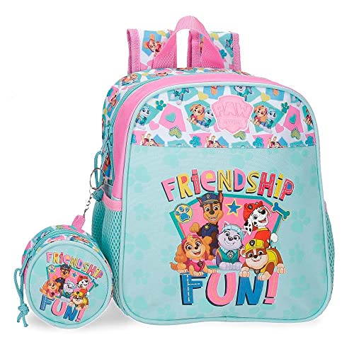 Paw Patrol Canine Patrol Friendship Rucksack für Vorschulkinder Anpassbar an Trolley Blau 23x25x10 cm Polyester 5,75L von PAW PATROL