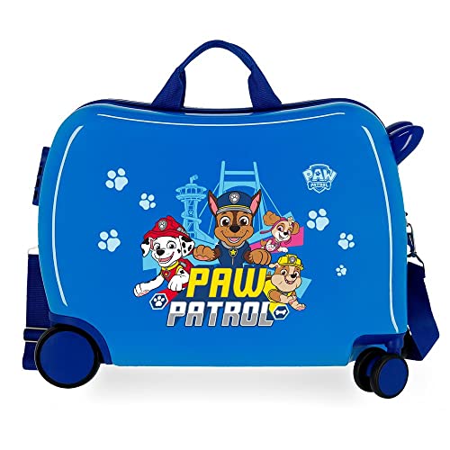 Pepe Jeans, Paw Patrol Always Heroic Kinderkoffer, blau, 50 x 38 x 20 cm, Harter ABS-Kunststoff, 34 l, 1,8 kg, 4 Räder, blau, única, Kinderkoffer Pepe Jeans, Paw Patrol Always Heroic Kinderkoffer, blau, 50 x 38 x 20 cm, Harter ABS-Kunststoff, 34 l, 1,8 kg, 4 Räder, blau, única, Kinderkoffer von Pepe Jeans
