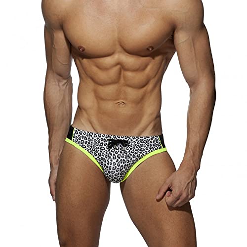 PBHYDK Sommer Herren Leopard Bademode Niedrige Taille Pouch Pad Bikini Badeanzug Nylon Schnell Trocknend Männlich Sport Baden Surfen Slip Herren Bikini Unterwäsche Slip Unterhose PBHYDK Sommer Herren Leopard Bademode Niedrige Taille Pouch Pad Bikini Badeanzug Nylon Schnell Trocknend Männlich Sport Baden Surfen Slip Herren Bikini Unterwäsche Slip Unterhose von PBHYDK