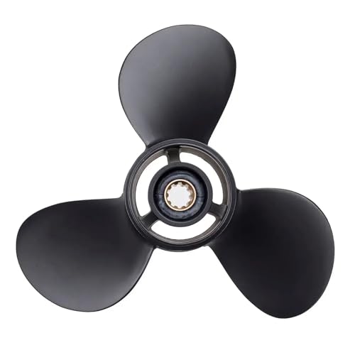 PEGGYLIN Marine Propeller Aluminum 3 Blades Outboard Propeller 9.9 X 11 Fit for Mercury/Fit for Tohatsu/Fit for Nissan 25-30HP 3R0B645230 / 48-896896A40 von PEGGYLIN