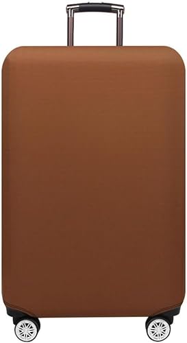 Kofferschutzhülle Elastisch Luggage Cover L XL Kofferbezug Einfarbig Elastische Schutzhülle Für Reisekoffer Elastan Wasserabweisend (Braun,XL (29"-32" Inches)) von PEIHUODAN