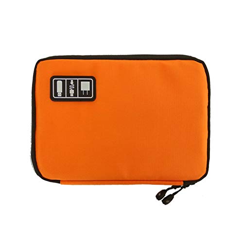 PENVEAT Aufbewahrungstasche für Kabel und Kabel, für Reisen, elektronisches Zubehör, Kabeltasche, Orange PENVEAT Aufbewahrungstasche für Kabel und Kabel, für Reisen, elektronisches Zubehör, Kabeltasche, Orange von PENVEAT