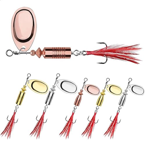 Spinner 6er Set I Forellen, Barsch, Hecht I 3x6g, 3x11g I Kunstköder Set I Kunstköder Set I Blinker Barschköder, Forellenangeln Spinner 6er Set I Forellen, Barsch, Hecht I 3x6g, 3x11g I Kunstköder Set I Kunstköder Set I Blinker Barschköder, Forellenangeln von PERCH`N PIKE