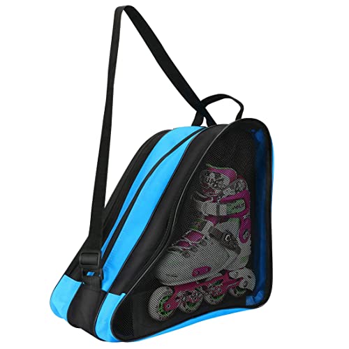 PERFETSELL Tasche Erwachsene Rollschuhetasche Blau Ice Skate Eishockey Bag Skischuhtasche mit Verstellbar Trageriemen Schlittschuhtasche Tasche für Eishockeyschlittschuhe für Herren Damen PERFETSELL Tasche Erwachsene Rollschuhetasche Blau Ice Skate Eishockey Bag Skischuhtasche mit Verstellbar Trageriemen Schlittschuhtasche Tasche für Eishockeyschlittschuhe für Herren Damen von PERFETSELL