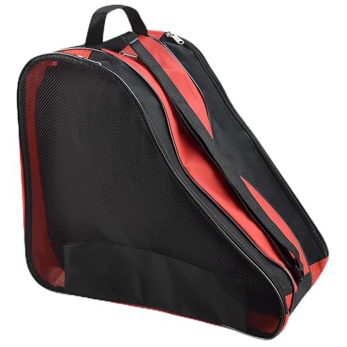 PERFETSELL Tasche Erwachsene Rollschuhetasche Rot Ice Skate Eishockey Bag Skischuhtasche mit Verstellbar Trageriemen Schlittschuhtasche Tasche für Eishockeyschlittschuhe für Herren Damen PERFETSELL Tasche Erwachsene Rollschuhetasche Rot Ice Skate Eishockey Bag Skischuhtasche mit Verstellbar Trageriemen Schlittschuhtasche Tasche für Eishockeyschlittschuhe für Herren Damen von PERFETSELL