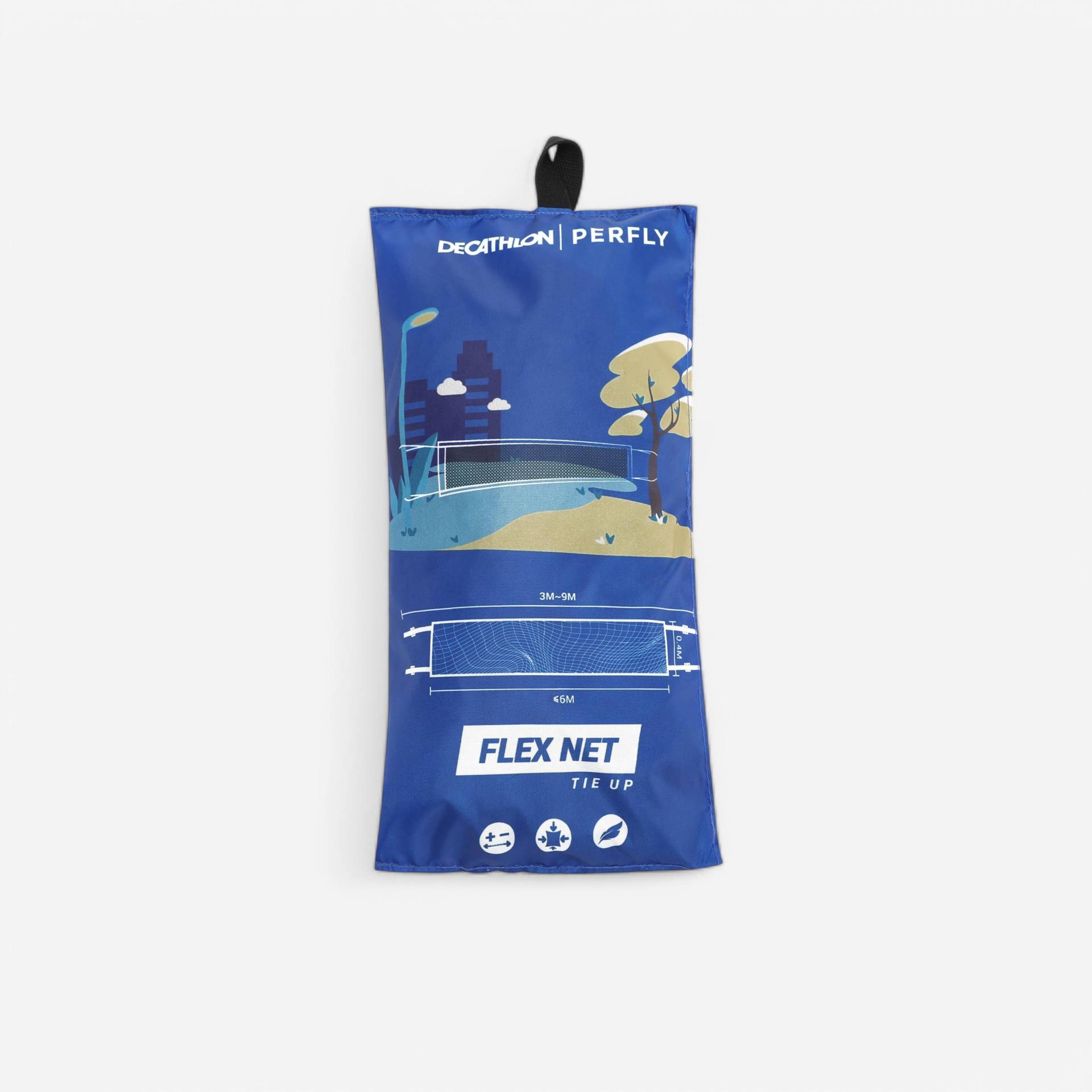 Badminton Netz verstellbar - Flex Tie Up Badminton Netz verstellbar - Flex Tie Up von PERFLY