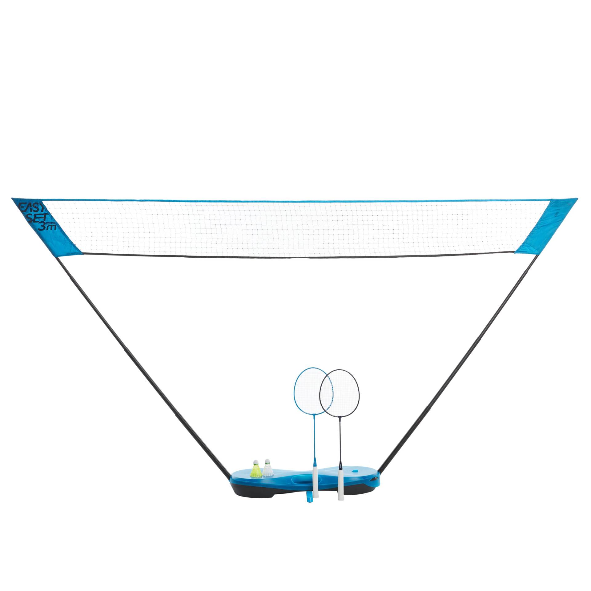Badminton-Set Easy 3 m - blau von PERFLY