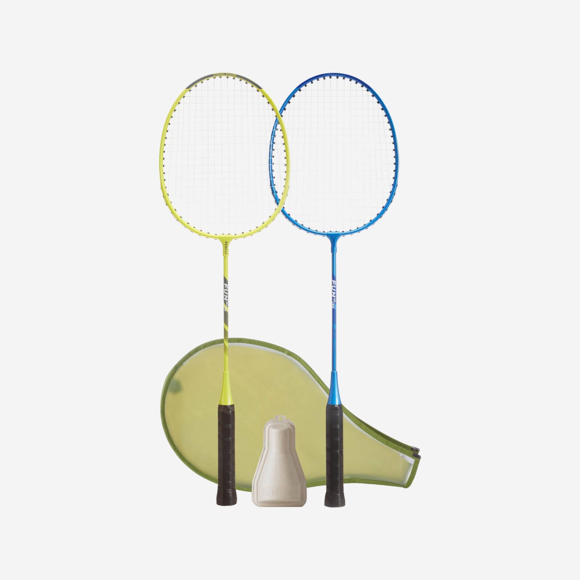 Badminton-Set Erwachsene - Fun Set BR130 lime/blau Badminton-Set Erwachsene - Fun Set BR130 lime/blau von PERFLY