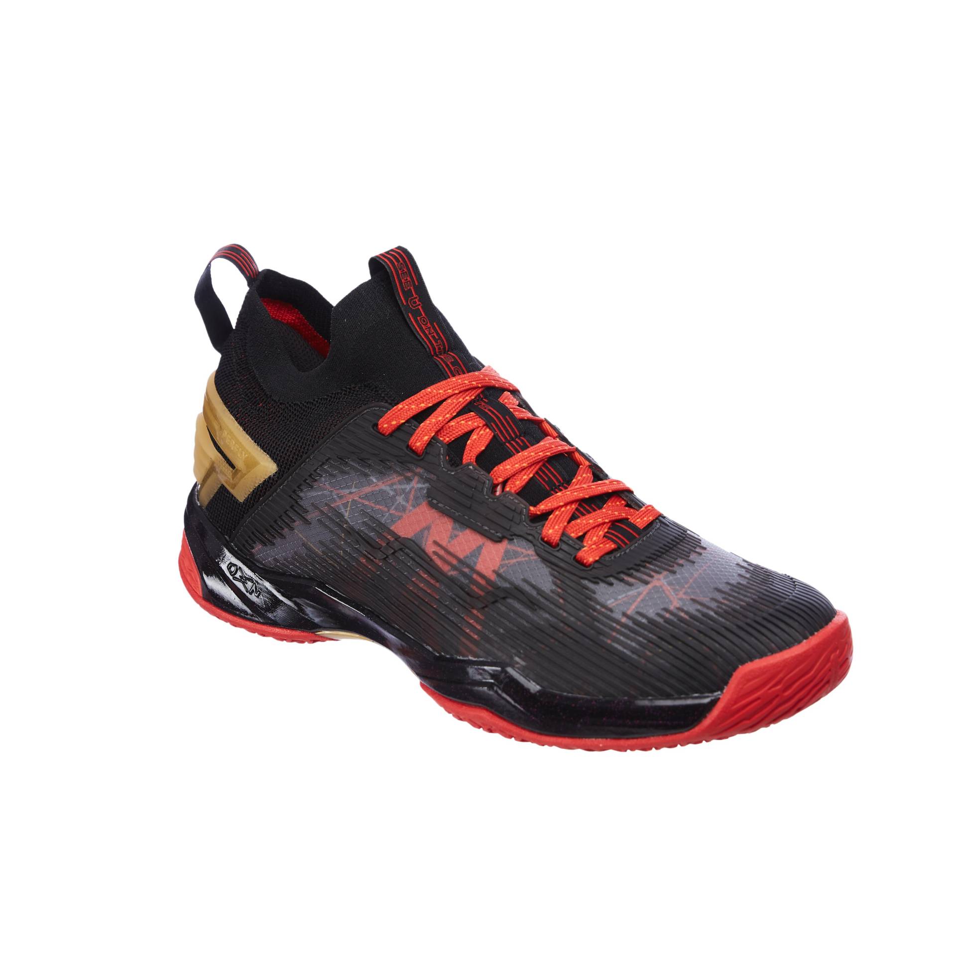 Badmintonschuhe Herren BS 990 schwarz/gold von PERFLY