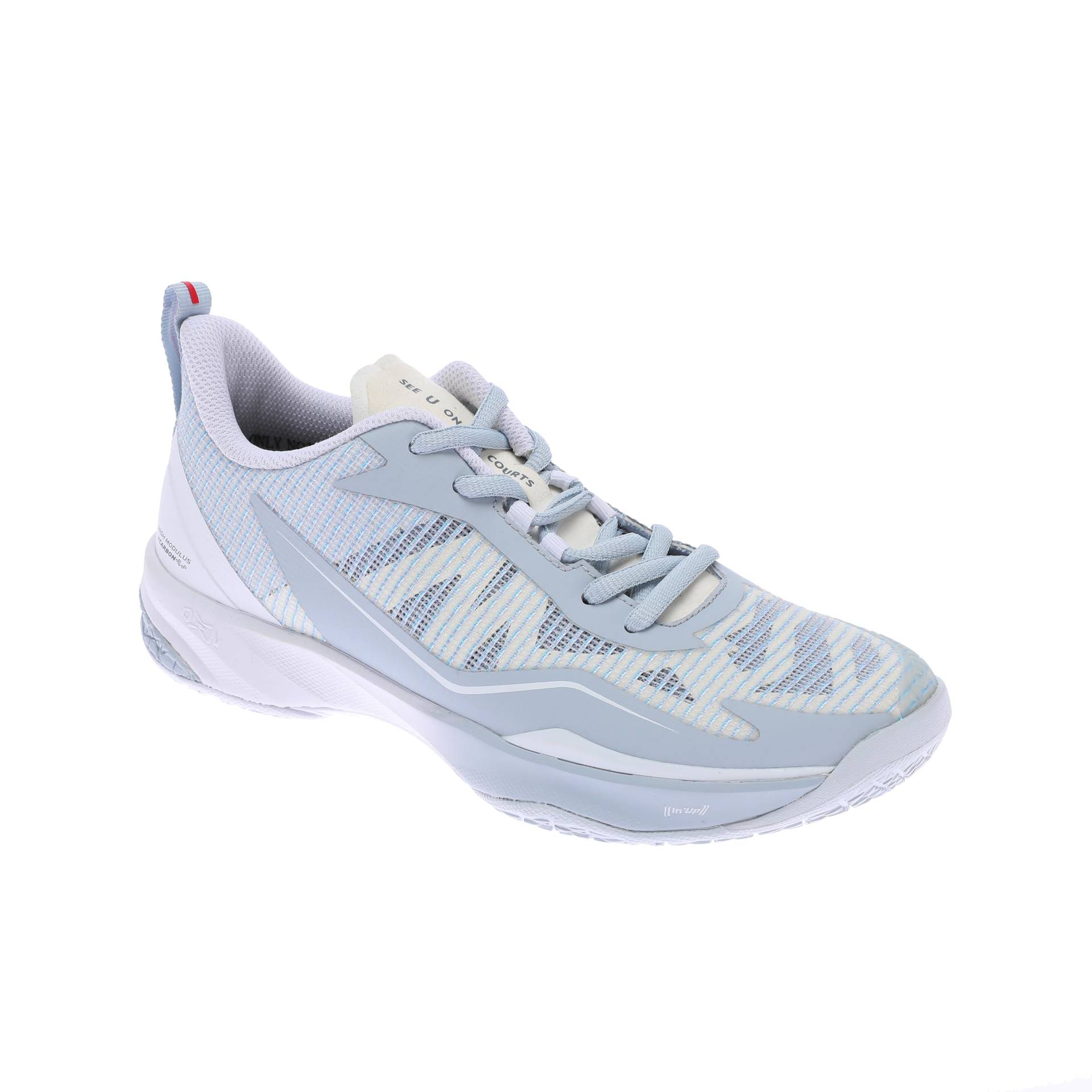 Damen Badmintonschuhe - BS Lite 960 weiss/grau von PERFLY