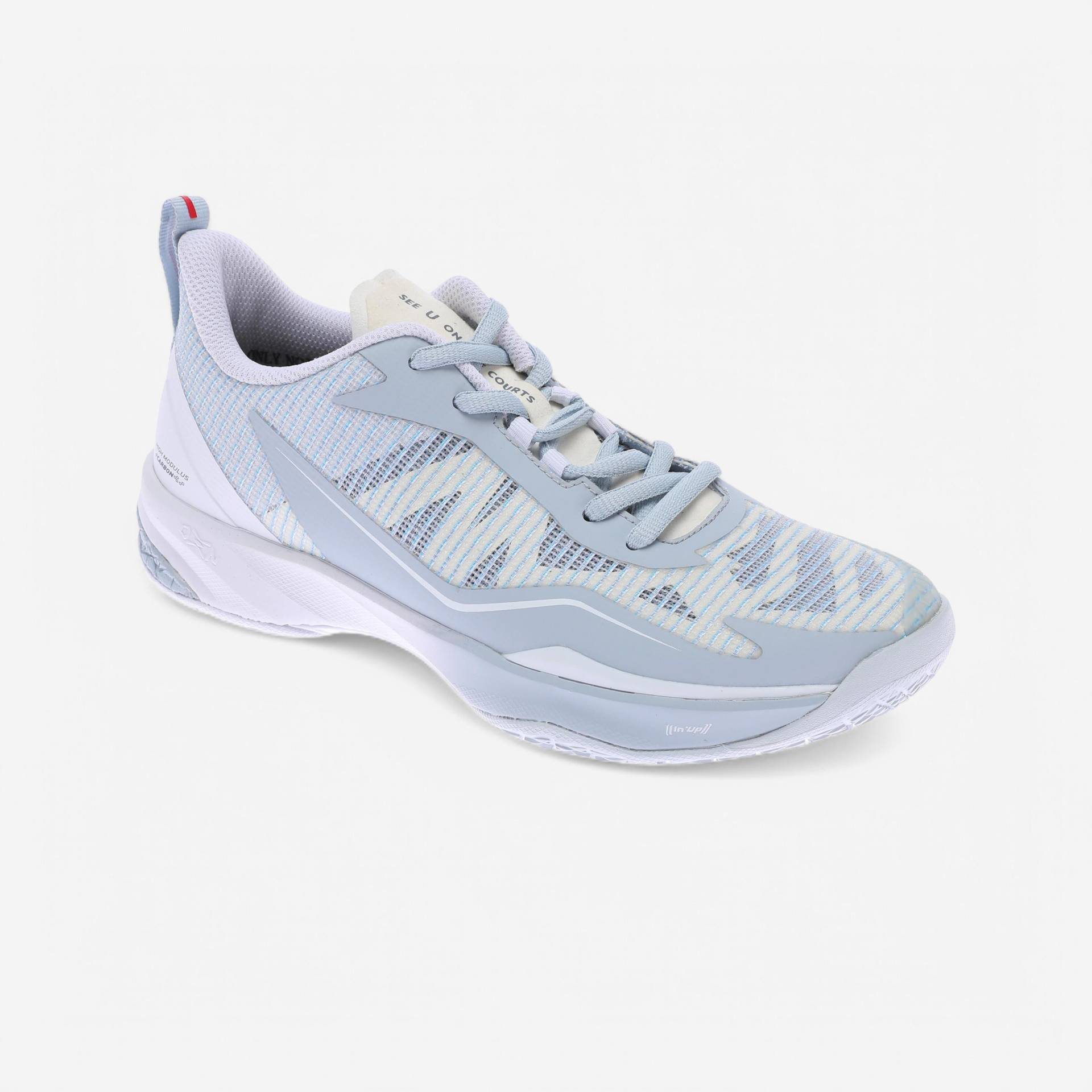 Damen Badmintonschuhe - BS Lite 960 weiss/grau Damen Badmintonschuhe - BS Lite 960 weiss/grau von PERFLY