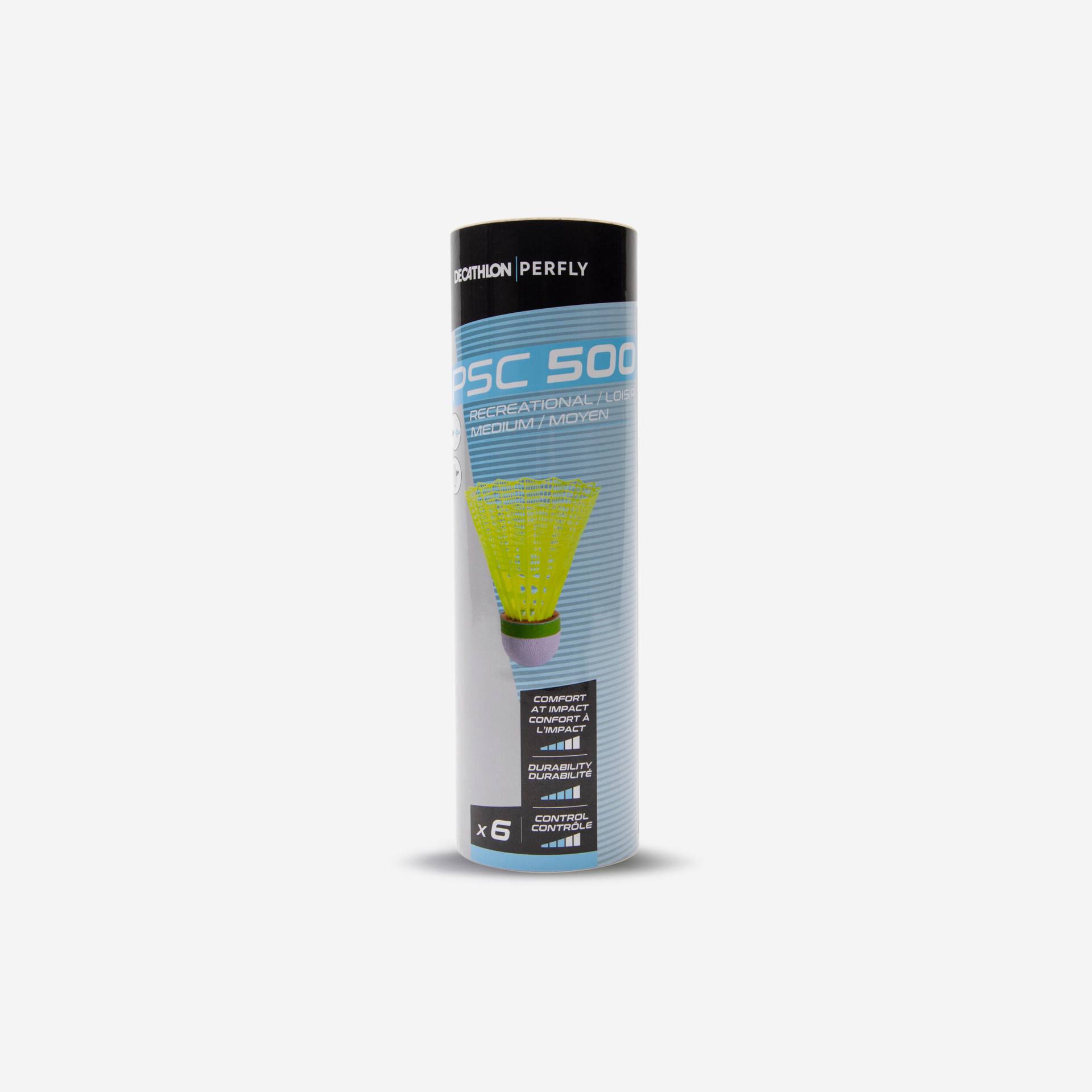 Plastikfederbälle PSC 500 Medium 6er-Dose gelb Plastikfederbälle PSC 500 Medium 6er-Dose gelb von PERFLY