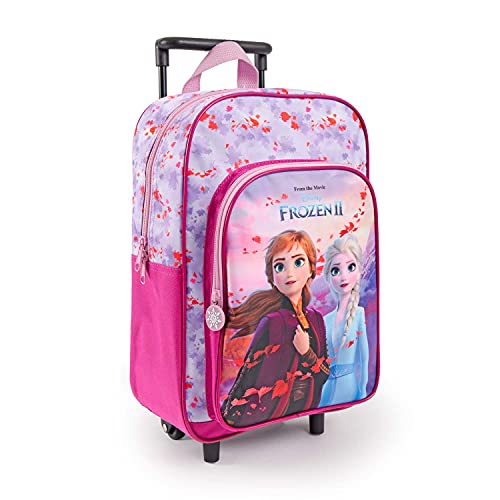 PERLETTI Frozen Kindergartenrucksack Mädchen 3 4 5 6 Jahre - Eiskönigin Kinderrucksack mit 2 Rollen und Fronttasche - Kleinkind Rollrucksack Trolley Backpack Kindergarten mit Anna ELSA - 36x25x12 cm PERLETTI Frozen Kindergartenrucksack Mädchen 3 4 5 6 Jahre - Eiskönigin Kinderrucksack mit 2 Rollen und Fronttasche - Kleinkind Rollrucksack Trolley Backpack Kindergarten mit Anna ELSA - 36x25x12 cm von PERLETTI