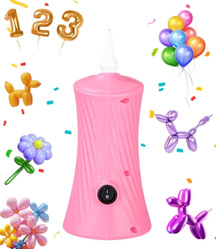 Luftballonpumpe, Ballonpumpe Elektrisch für Lange Ballons,30W Elektrische Ballonpumpe Luftballons für Party, Hochzeit, Geburtstag, Werbeaktionen und Festivaldekoration Rosa Luftballonpumpe, Ballonpumpe Elektrisch für Lange Ballons,30W Elektrische Ballonpumpe Luftballons für Party, Hochzeit, Geburtstag, Werbeaktionen und Festivaldekoration Rosa von PERMUST