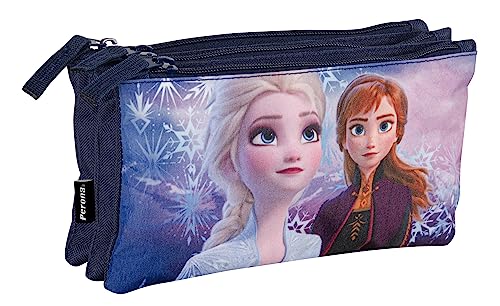 Federmäppchen mit Dreifach-Motiv Frozen Frosted Perona 58479, Farbig, Talla única, Casual von PERONA BAGS