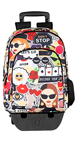 Rucksack Junior mit Trolley Don't Stop Perona 58362 von Perona