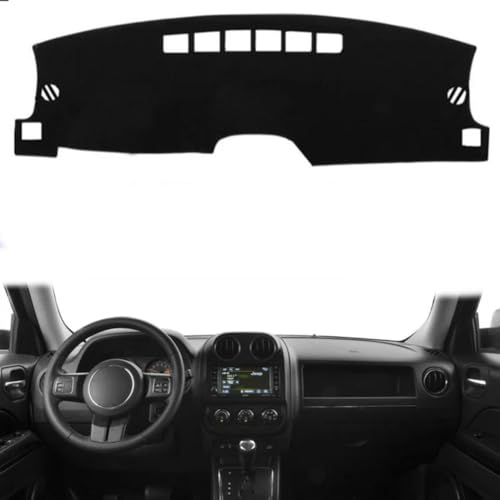 PETHB-AC Auto Armaturenbrett Abdeckung Für Jeep Patriot 2010-2014 2015 2016 2017. Für Ompass 2011-2014 2015 2016 2017. Dashboard Cover Schutzschild Interior Car Styling ZubehöR von PETHB-AC