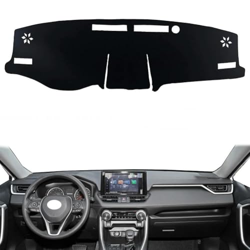 PETHB-AC Auto Armaturenbrett Abdeckung Für Toyota RAV4 V XA50 2018-2023 Dashboard Cover Schutzschild Interior Car Styling ZubehöR von PETHB-AC