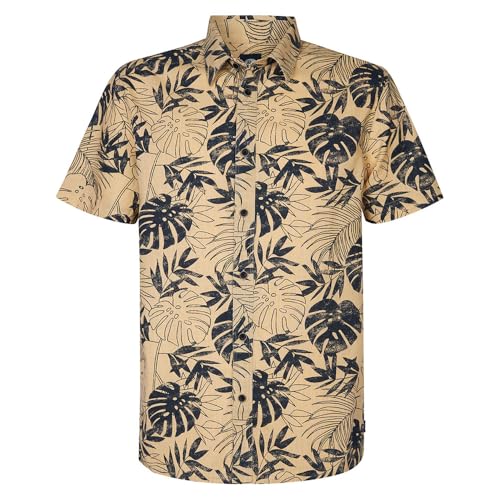 PETROL INDUSTRIES, Men Shirt Short Sleeve AOP, M-1050-SIS440, Sunray, M von PETROL INDUSTRIES