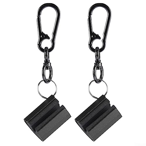 Angelrutenhalter, Creek Rod Clip Tragbarer Bachrutenclip Schwarz Tragbar Angelrutenhalter Angelrutenclip Fliegenfischen Zubehör 2 Stück Angelrutenhalter, Creek Rod Clip Tragbarer Bachrutenclip Schwarz Tragbar Angelrutenhalter Angelrutenclip Fliegenfischen Zubehör 2 Stück von PETSTIBLE
