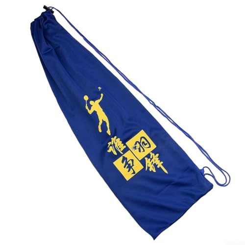 PETSTIBLE Tasche für Badmintonschläger aus weichem Flanellmaterial, Samtbezug, praktischer Kordelzug (blau) von PETSTIBLE