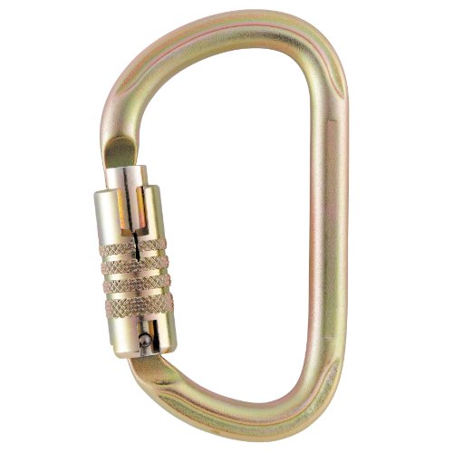 PETZL M73 TLA Vulcan hochfesten Stahl Karabiner, Größe: triact-Lock, Gold von PETZL