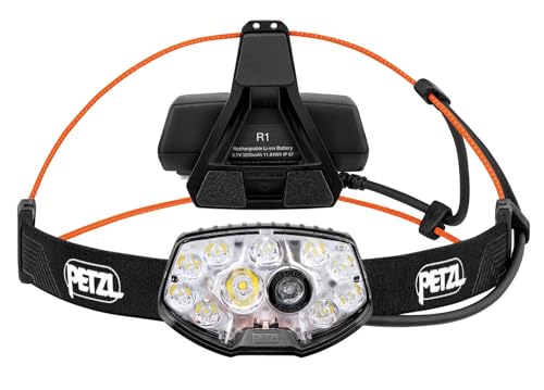 PETZL - Stirnlampe NAO RL - Unisex, Schwarz, Einheitsgröße von PETZL