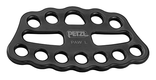 PETZL Unisex-Adult paw Rigging Plate Zubehör Für Klettern, Black, L PETZL Unisex-Adult paw Rigging Plate Zubehör Für Klettern, Black, L von PETZL