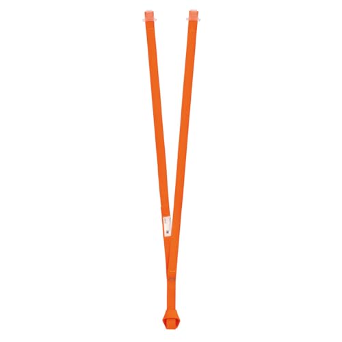 PETZL Unisex – Erwachsene AVENTEX Doppel Lanyard Für Erlebnisparks In Gurtband, Orange, Taglia Unica von PETZL