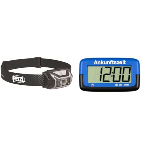 PETZL Wiederaufladbar - Stirnlampe ACTIK CORE - Unisex, Grau, Einheitsgröße & Needit Park Micro elektronische Parkscheibe mit Zulassung I Digitale Parkuhr Mikro blau mit Batterie u. Montage Zubehör PETZL Wiederaufladbar - Stirnlampe ACTIK CORE - Unisex, Grau, Einheitsgröße & Needit Park Micro elektronische Parkscheibe mit Zulassung I Digitale Parkuhr Mikro blau mit Batterie u. Montage Zubehör von PETZL