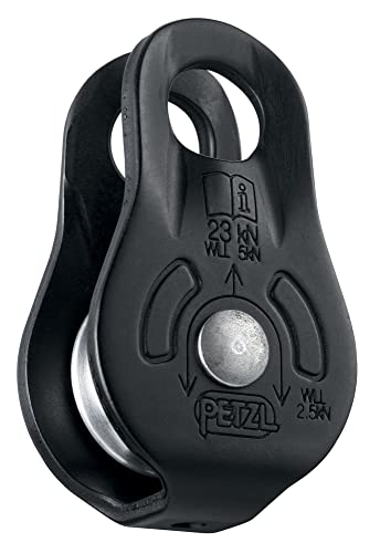 PETZL p05wn Fixe vielseitig Compact Spannrolle, schwarz von PETZL