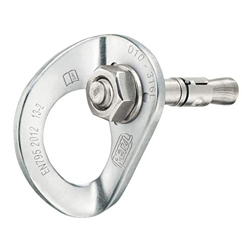 Petzl Unisex – Erwachsene Coeur Bolt Stainless Bohrhakenlasche Silber 10mm, 1cm von PETZL