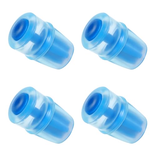 4 Stück Bite Trinkbeutel Ersatz für Beißventil, Silikon BPA-frei Beißventil-Hülle Sicher Düsen-Mundstück-Ersatz Kompatibel mit Osprey (Blau) von PEUTIER