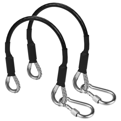 PEUTIER 2St Fitnessstudio Verlängerungskabel mit Karabiner, 26cm Fitnessgeräte Zubehör für Latzugmaschine, Beinstrecker, Kompatibel mit Bowflex PEUTIER 2St Fitnessstudio Verlängerungskabel mit Karabiner, 26cm Fitnessgeräte Zubehör für Latzugmaschine, Beinstrecker, Kompatibel mit Bowflex von PEUTIER