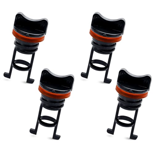 PEUTIER 4pcs Ablassstopfen-Set für Boote, 1,9cm Durchmesser Nylongewinde Ablassstopfen für Kajaks Attikastopfen-Set Ablassstopfen Lebenslanges Kajak-Zubehör für Schlauchboote Kanuboote PEUTIER 4pcs Ablassstopfen-Set für Boote, 1,9cm Durchmesser Nylongewinde Ablassstopfen für Kajaks Attikastopfen-Set Ablassstopfen Lebenslanges Kajak-Zubehör für Schlauchboote Kanuboote von PEUTIER