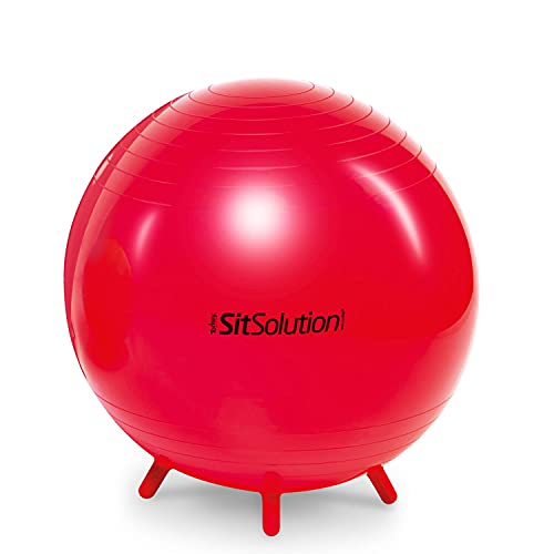 Gymnastik Ball PEZZI Ball Sitzball Sitsolution Therapie Ball Standard 55 cm ROT von PEZZI