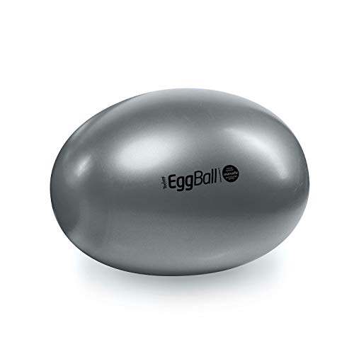 Original PEZZI Eggball MAXAFE 85 cm grau Sitzball Gymnastikball Pezziball Ball von PEZZI