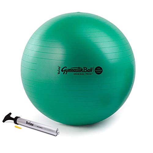 Original Pezzi® Gymnastikball MAXAFE Ø 75 cm grün mit Pezzi Pumpe von PEZZI