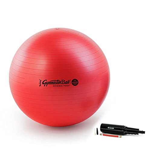 PEZZI Original Pezziball MAXAFE 42 cm m. Pumpe rot Gymnastikball von PEZZI