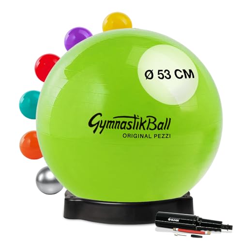 Original Pezziball Standard 53 cm apfelgrün m. Ballschale & Pumpe Gymnastiball Original Pezziball Standard 53 cm apfelgrün m. Ballschale & Pumpe Gymnastiball von PEZZI
