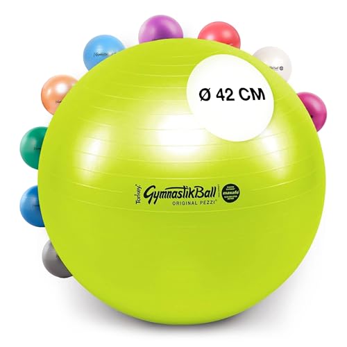 PEZZI Original Gymnastikball MAXAFE Fitnessball Sitzball Ball 42 cm lindgrün PEZZI Original Gymnastikball MAXAFE Fitnessball Sitzball Ball 42 cm lindgrün von PEZZI