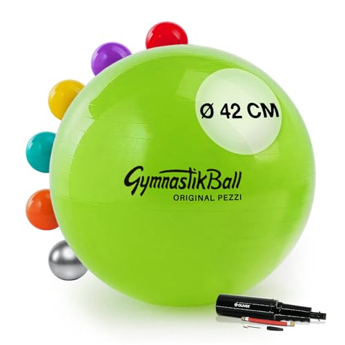 PEZZI Original Pezziball Standard 42 cm m. Pumpe apfelgrün Sitzball PEZZI Original Pezziball Standard 42 cm m. Pumpe apfelgrün Sitzball von PEZZI