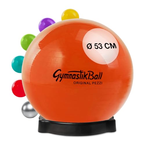 PEZZI Original Pezziball Standard 53 cm m. Ballschale Kombi Gymnastikball orange PEZZI Original Pezziball Standard 53 cm m. Ballschale Kombi Gymnastikball orange von PEZZI