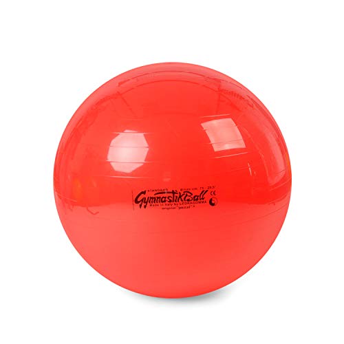 Pezziball Gymnastikball 75 cm rot, inkl. Original Pezzi Ballpumpe von PEZZI