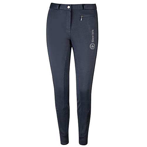 PFIFF 102538 Reithose Winter Damen Grip Vollbesatz, dunkelblau 36 von PFIFF