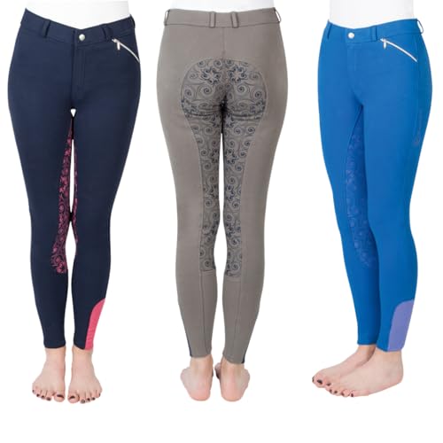 PFIFF 102604 Reithose „Zahra“ Kinder Grip Vollbesatz, grau-blau 44 PFIFF 102604 Reithose „Zahra“ Kinder Grip Vollbesatz, grau-blau 44 von PFIFF