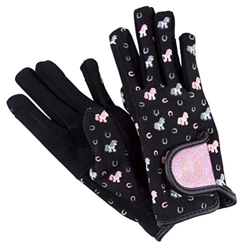 PFIFF 102873 Reithandschuh 'Lucky Pony' Kinder, schwarz-pink 4 PFIFF 102873 Reithandschuh 'Lucky Pony' Kinder, schwarz-pink 4 von PFIFF