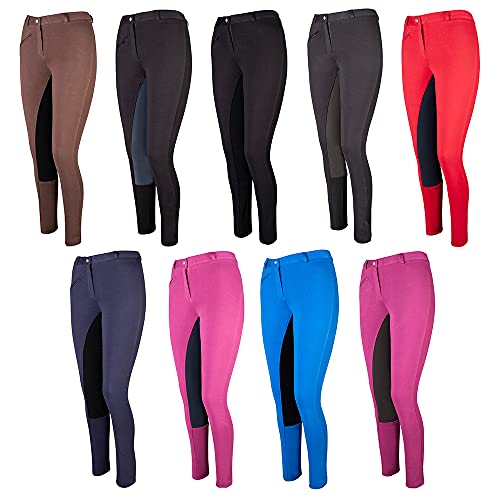 PFIFF Damen Vollbesatzreithose Hose, Braun / Schwarz, 38 EU PFIFF Damen Vollbesatzreithose Hose, Braun / Schwarz, 38 EU von PFIFF